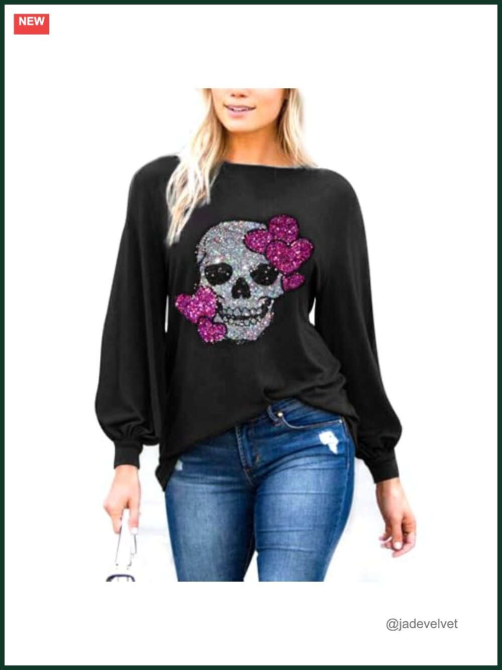 Bishop Sleeve Blouse Boat Neck Tunic Top Womens Casual Pullover